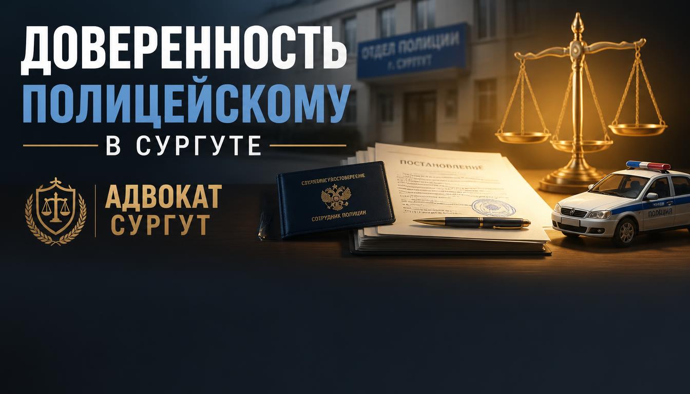 Нужна ли доверенность сотруднику полиции в Сургуте