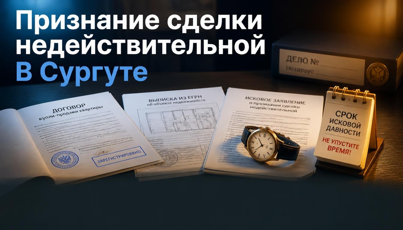 Признание сделки недействительной в Сургуте