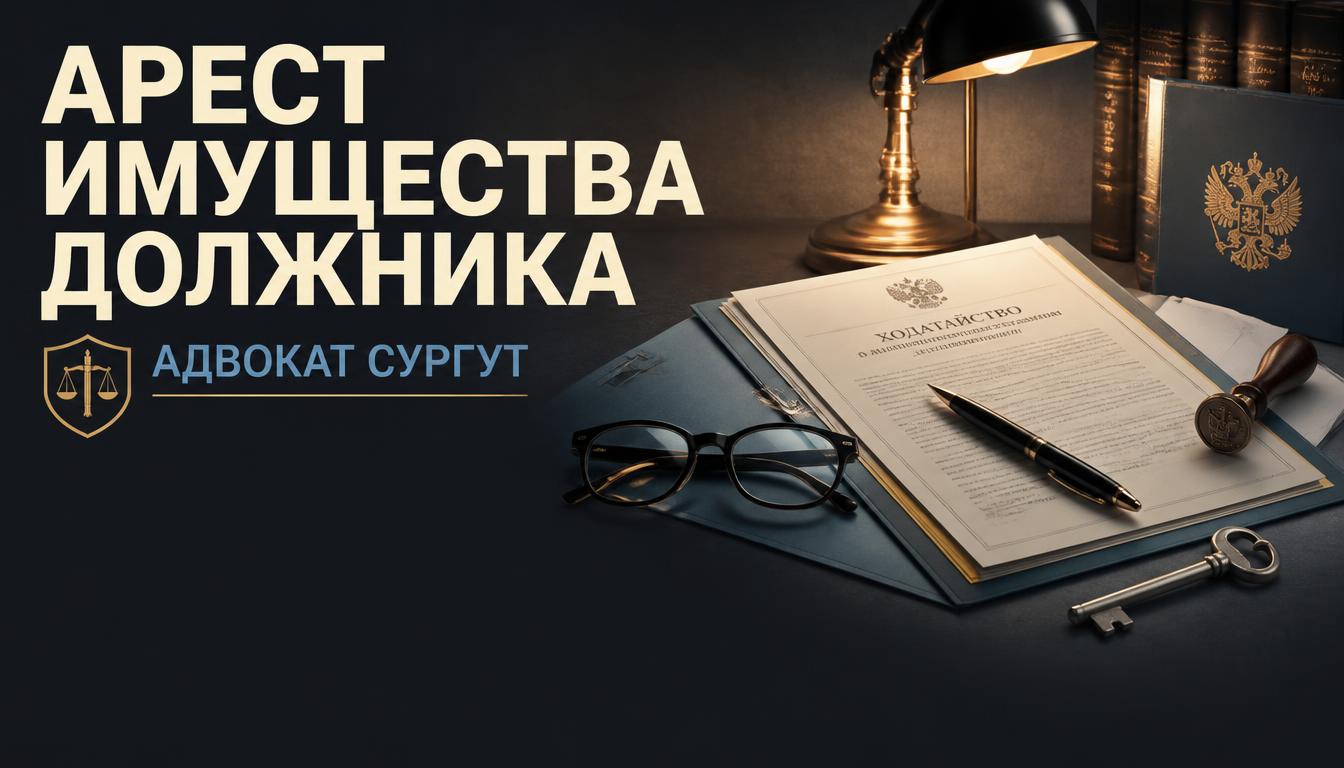 Арест имущества должника: ходатайство приставу в Сургуте
