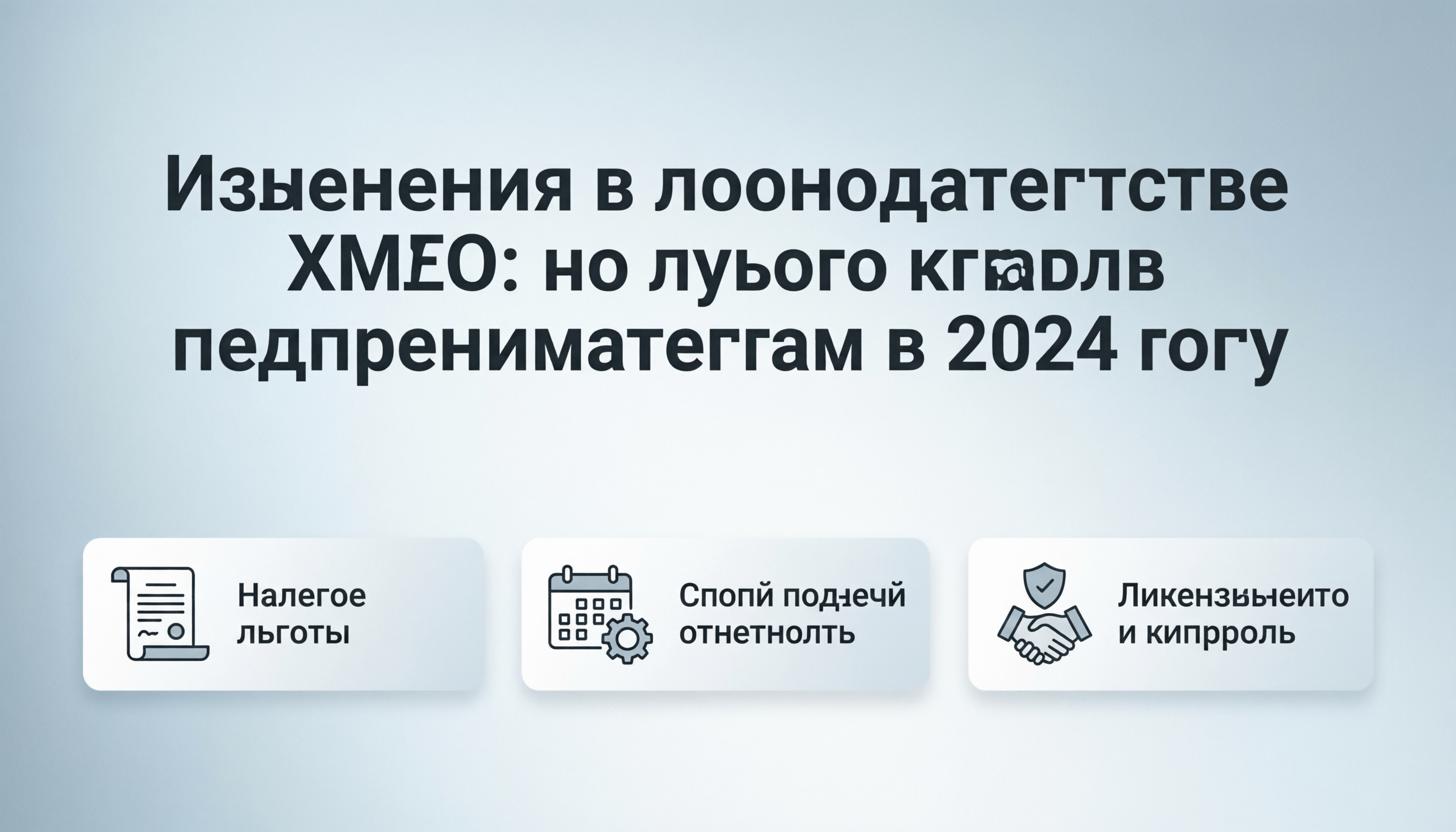 Изменения в законодательстве ХМАО: что нужно знать предпринимателям в 2024 году