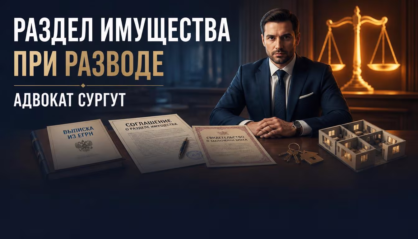 Раздел имущества при разводе в Сургуте: что делится